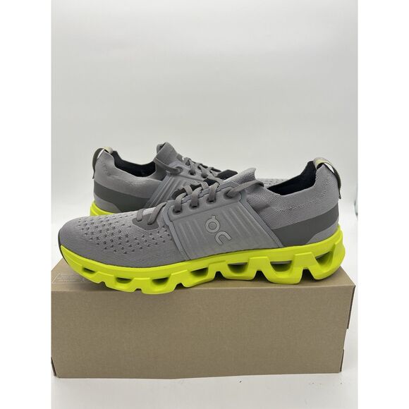 On Cloudswift 4 Alloy Lime Gray Running Sneakers 3MF10133348 Men's Size 11 New - Picture 6 of 9